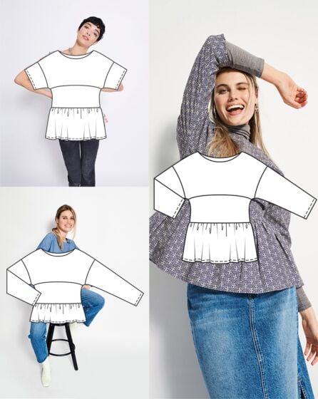 Blouses en voile n° 03 | Burda Easy n°6 Nov-Dec/2022