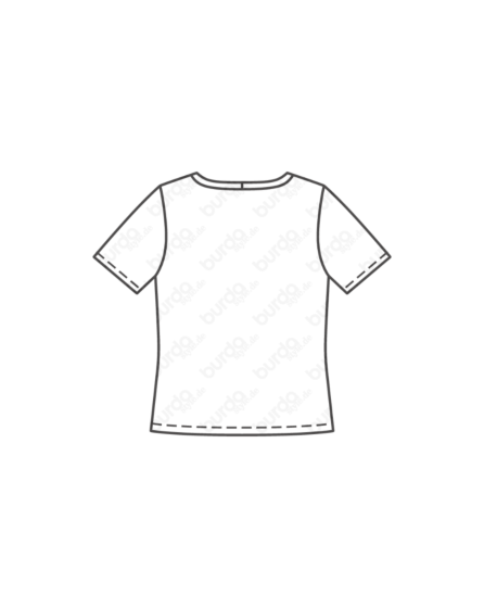 T-shirt en Coton 127 | Burda Style 02/24 best of Burda Easy 03/21