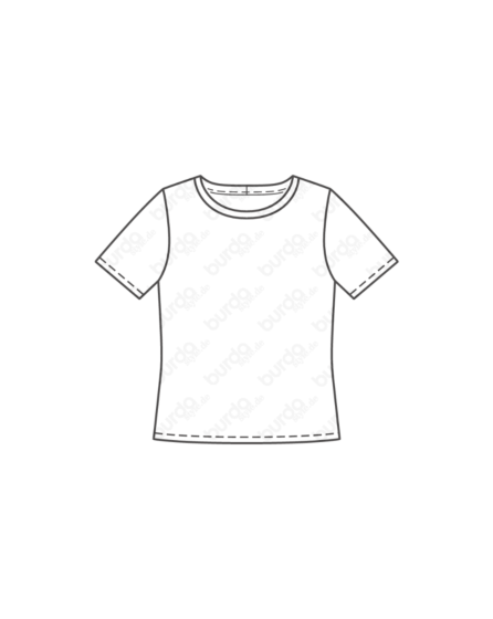 T-shirt en Coton 127 | Burda Style 02/24 best of Burda Easy 03/21