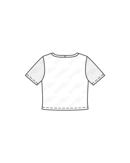 T-shirt en Coton 127 | Burda Style 02/24 best of Burda Easy 03/21