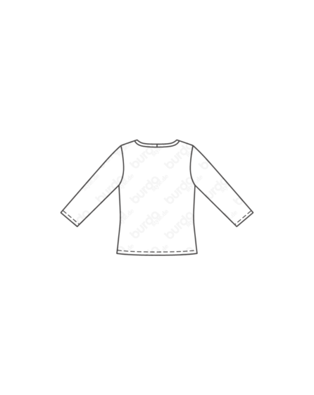 T-shirt en Coton 127 | Burda Style 02/24 best of Burda Easy 03/21