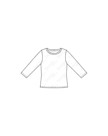 T-shirt en Coton 127 | Burda Style 02/24 best of Burda Easy 03/21