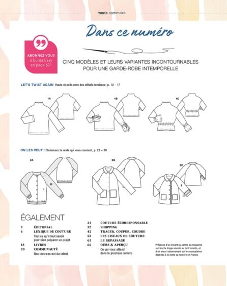 Burda Easy n°5 septembre/octobre 2024