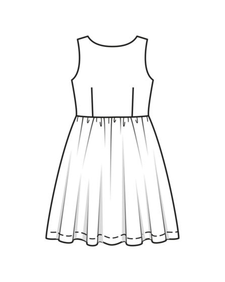 Robe folklorique en coton n° 1 | Burda Easy Kids n°1/2023