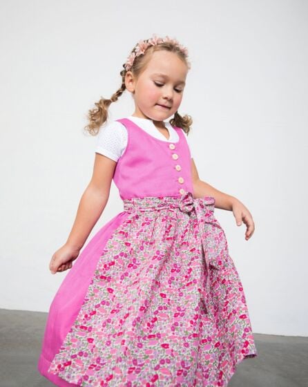 Robe folklorique en coton n° 1 | Burda Easy Kids n°1/2023