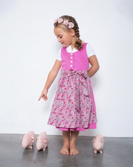 Robe folklorique en coton n° 1 | Burda Easy Kids n°1/2023