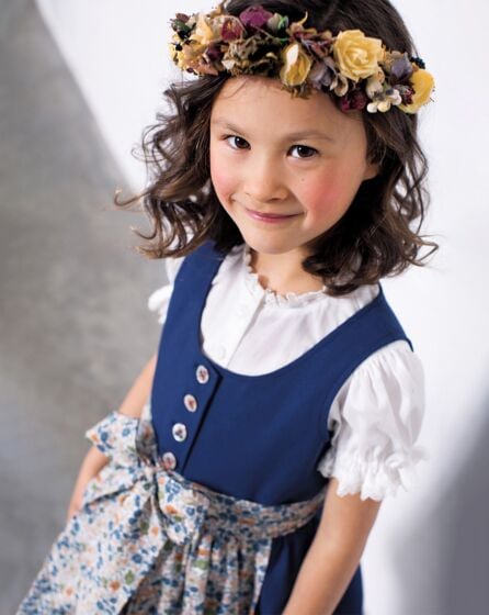 Robe folklorique en coton n° 1 | Burda Easy Kids n°1/2023