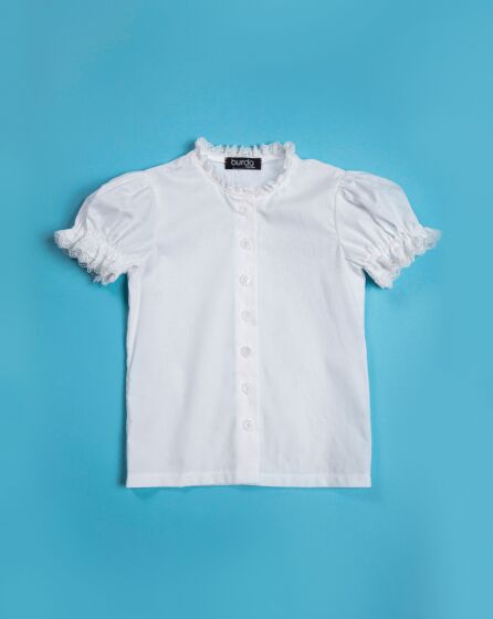 Chemisier en popeline n° 7 | Burda Easy Kids n°1/2023