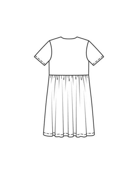 Robe en popeline n°1 | Burda Kids 01/24