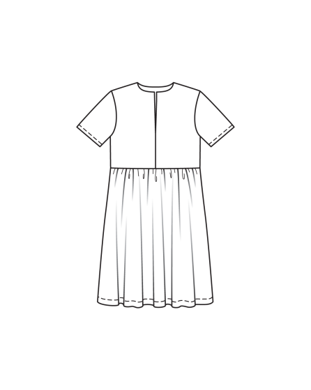 Robe en popeline n°1 | Burda Kids 01/24
