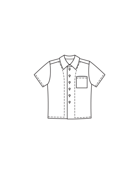 Chemise en mousseline  n°4 | Burda Kids 01/24