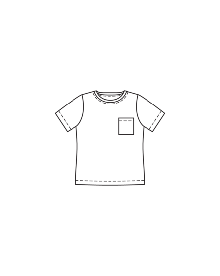 T-Shirt en jersey n°8 | Burda Kids 01/24