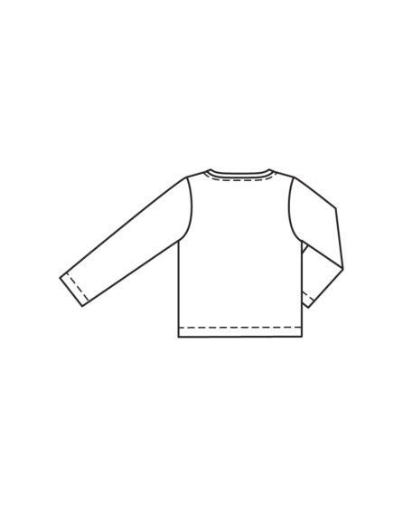 T-Shirt en jersey n°8 | Burda Kids 01/24