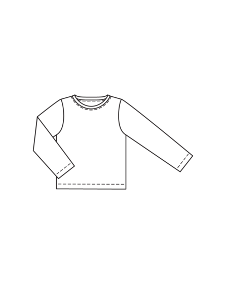 T-Shirt en jersey n°8 | Burda Kids 01/24