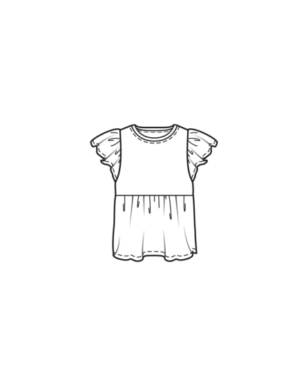T-Shirt en jersey n°8 | Burda Kids 01/24