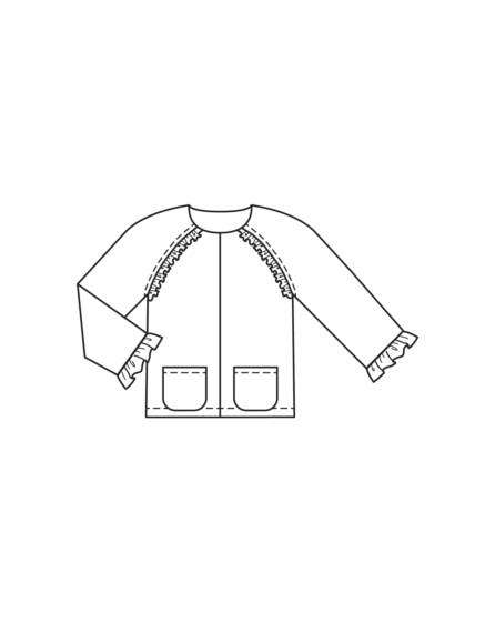 Veste en coton  n°10 | Burda Kids 01/24
