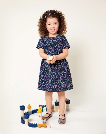 Robe en popeline n°1 | Burda Kids 01/24