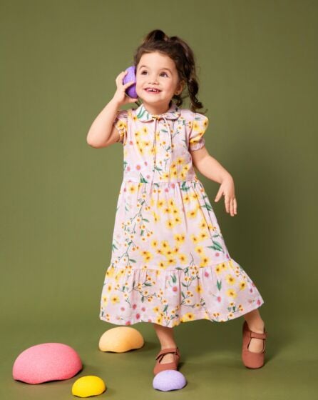 Robe en popeline n°1 | Burda Kids 01/24