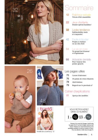 Burda Mailles "Ode à la légèreté"