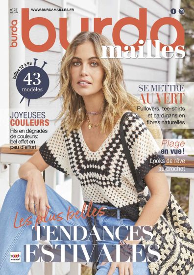 Burda Mailles n°27 | "Les plus belles tendances estivales" | e-magazine