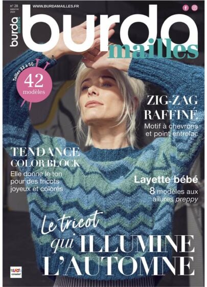 Burda Mailles n°28 | "Le tricot qui illumine l'automne" | e-magazine