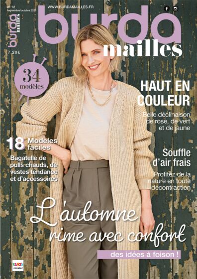 Burda Mailles "L'automne rime avec confort"