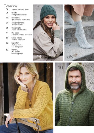 Burda Mailles "L'automne rime avec confort"