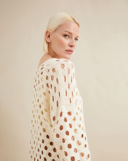 Pullover ample en point ajouré #31 | Burda Mailles n°22 - 2023