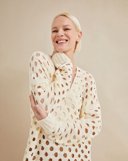 Pullover ample en point ajouré #31 | Burda Mailles n°22 - 2023