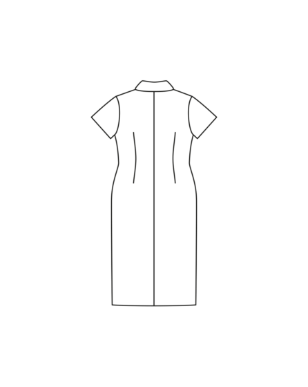 Robe chemisier en coton n°401 | Burda Curvy 02/23