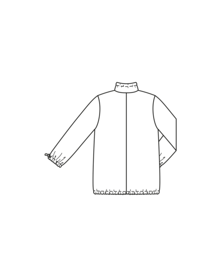Veste en nylon n°414 | Burda Curvy 02/23