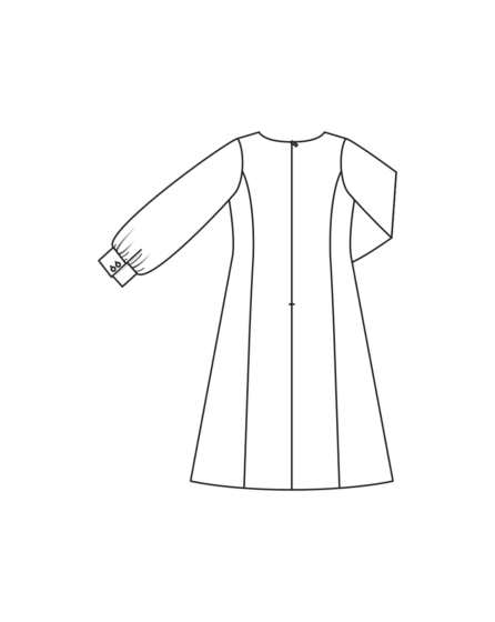 Robe midi en viscose n°401 | Burda Curvy 03/23
