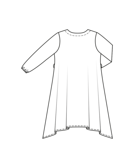 Robe en jersey n°409 | Burda Curvy 04/23