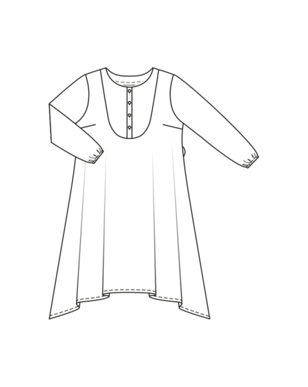 Robe en jersey n°409 | Burda Curvy 04/23