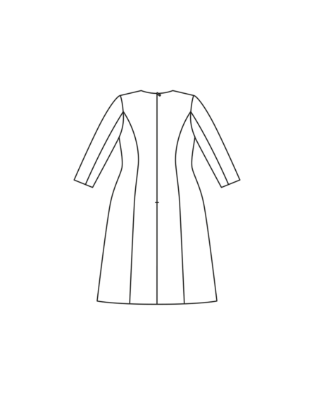 Robe en polyester n°412 | Burda Curvy 04/23