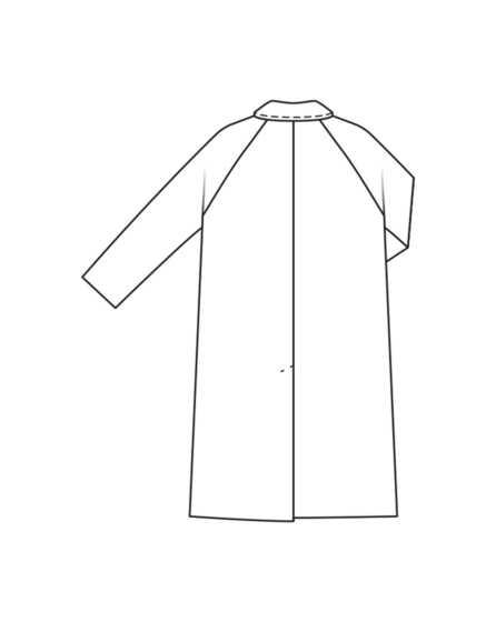 Manteau en twill n°406 | Burda Curvy 01/24
