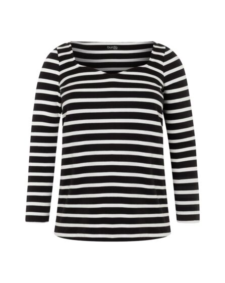 T-Shirt en jersey n°407 | Burda Curvy 02/24