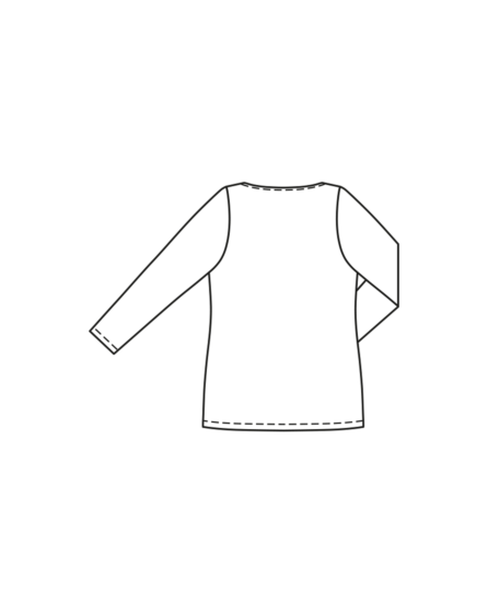 T-Shirt en jersey n°407 | Burda Curvy 02/24