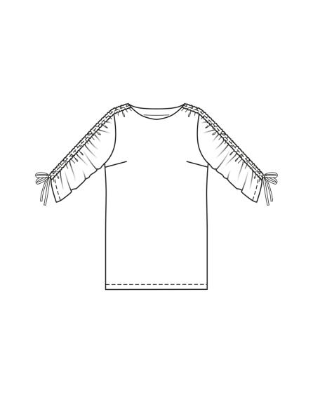 T-Shirt en jersey n°409 | Burda Curvy 02/24