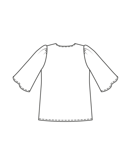 Blouse en viscose n°414 | Burda Curvy 02/24