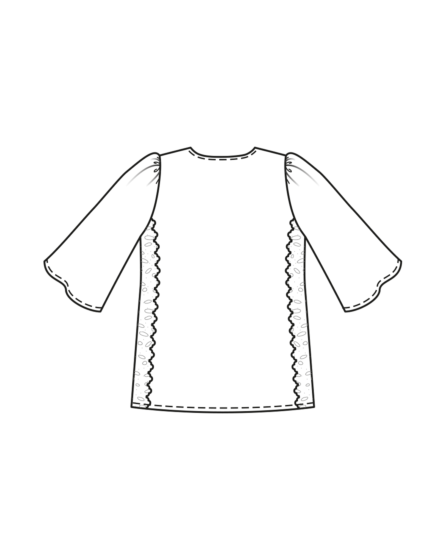 Blouse en viscose n°414 | Burda Curvy 02/24