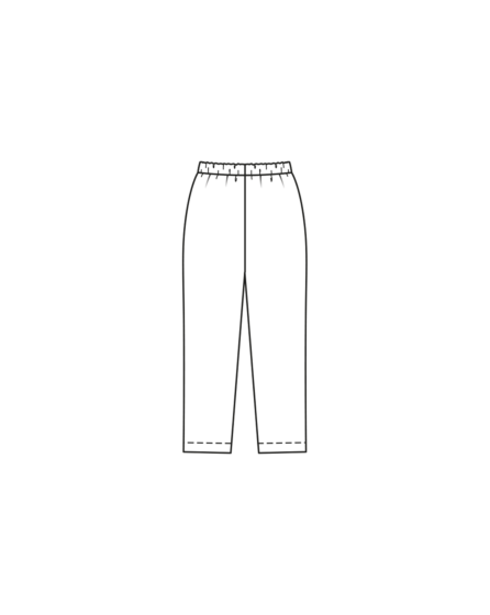 Pantalon en satin n°419 | Burda Curvy 02/24