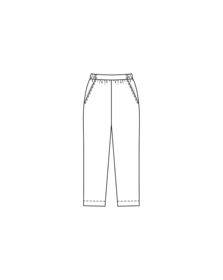 Pantalon en satin n°419 | Burda Curvy 02/24
