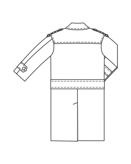 Manteau en polyester n°406 | Burda Curvy 03/24