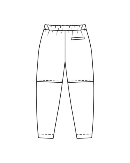 Pantalon en twill n°408 | Burda Curvy 03/24