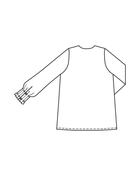 Blouse en coton n°410 | Burda Curvy 03/24