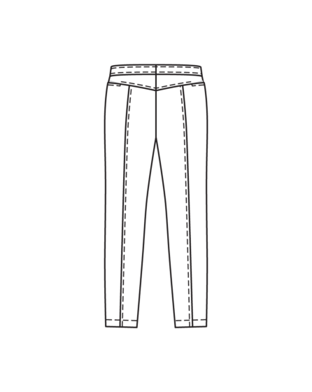 Pantalon en gabardine n°415 | Burda Curvy 04/24
