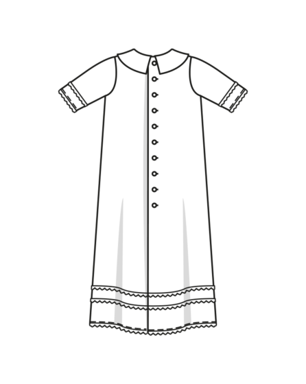 Robe de baptême en popeline n°22 | Burda Best Of bébés & enfants 03/23