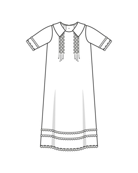 Robe de baptême en popeline n°22 | Burda Best Of bébés & enfants 03/23