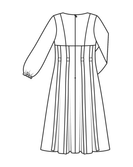 Robe en viscose n°116 | Burda Style 04/23
